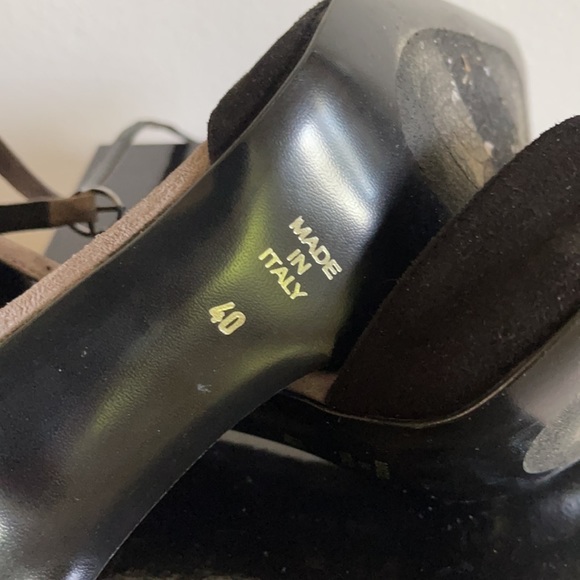 Black suede heels - Picture 4 of 8